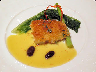 メインの魚料理